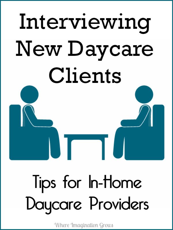 Interviewing Daycare Clients from Home Daycare Providers