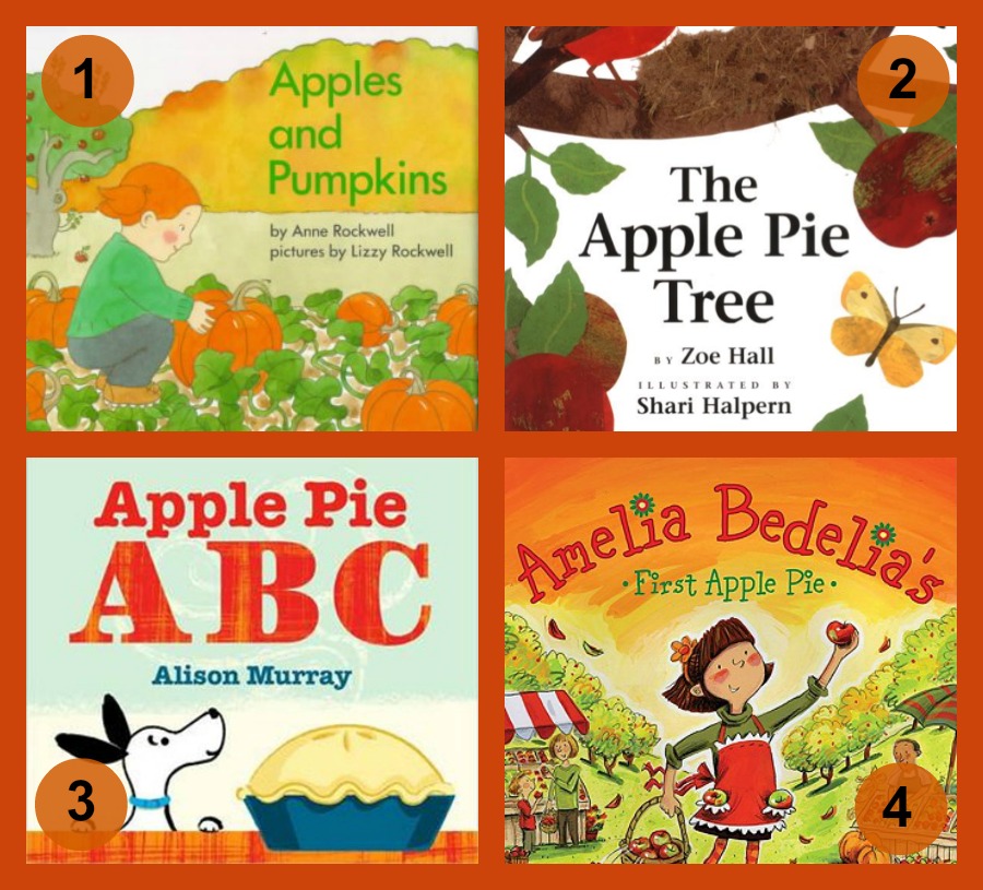 Apple Pie themed books for preschoolers and toddlers