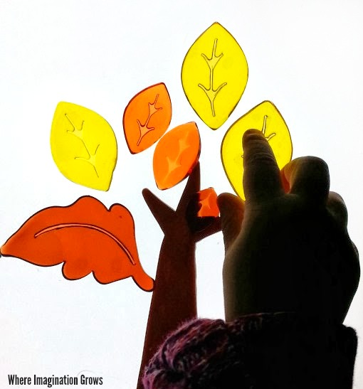 Fine Motor Light Table Activities for Fall