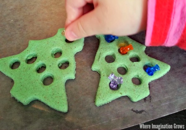 Salt Dough and Melted Bead Ornaments kids can make this holiday season!