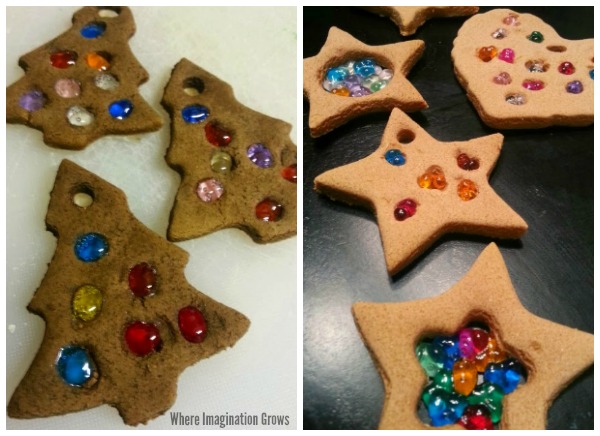 Salt Dough and Melted Bead Ornaments kids can make this holiday season!