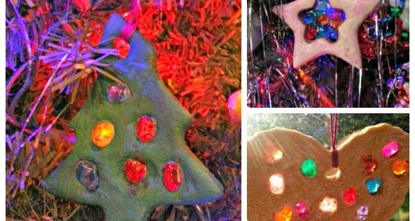 Salt Dough and Melted Bead Ornaments kids can make this holiday season!