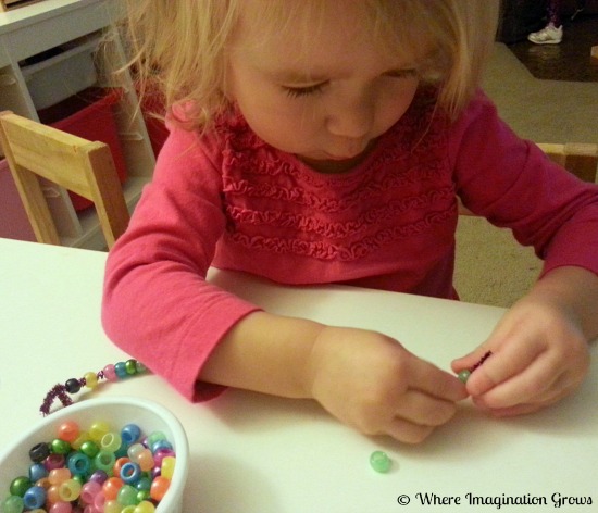 Pony Bead Butterfly Craft for Kids - Where Imagination Grows