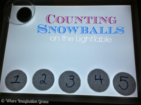 counting snowballs light play