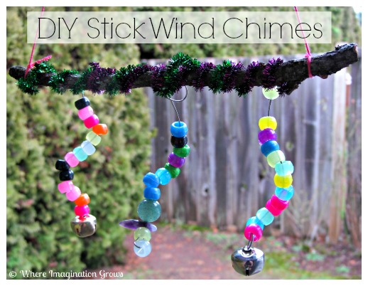 DIY Beaded Wind Chime  Wind chimes craft, Diy wind chimes, Summer arts and  crafts