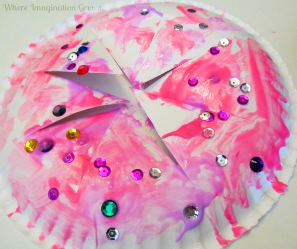 paper plate crown craft for kids