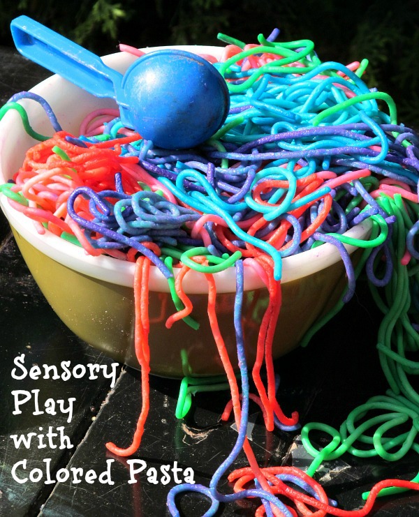  Colored Pasta For Sensory Bins