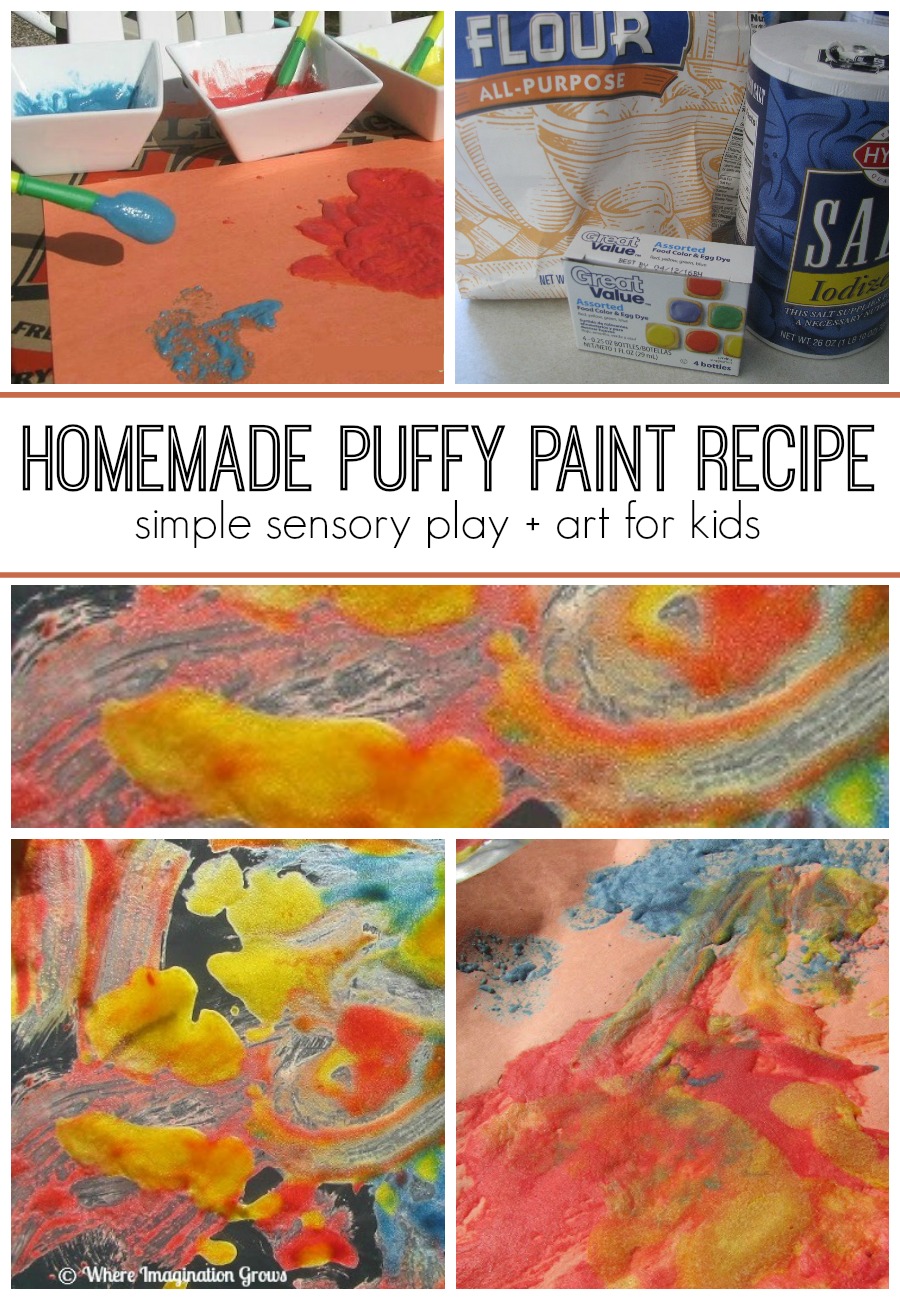 Homemade No-Cook Puffy Paint Recipe - Fantastic Fun & Learning