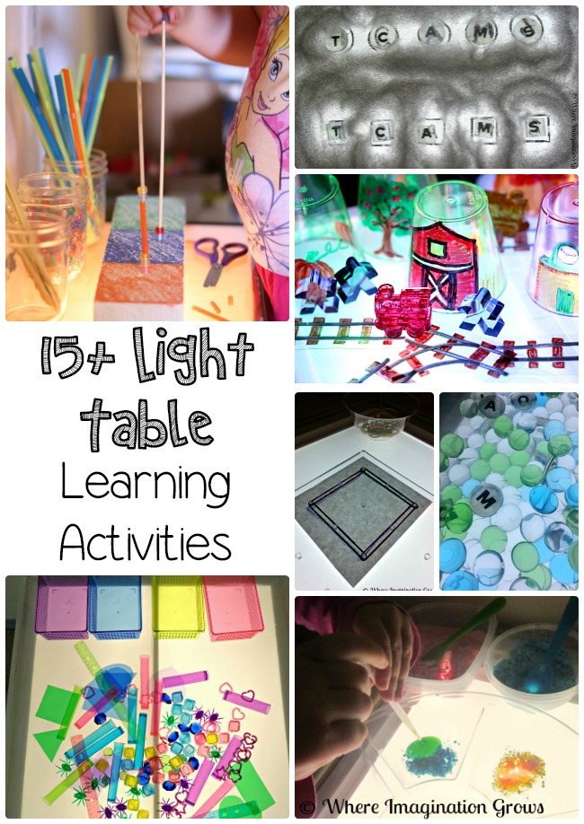 light table activities