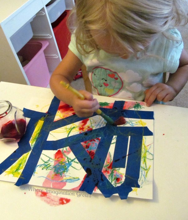 Art Projects for Kids: Oil Pastels & Watercolors