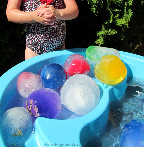 Frozen Balloon Ice Bowling: Winter Activities for Kids — discovering anew