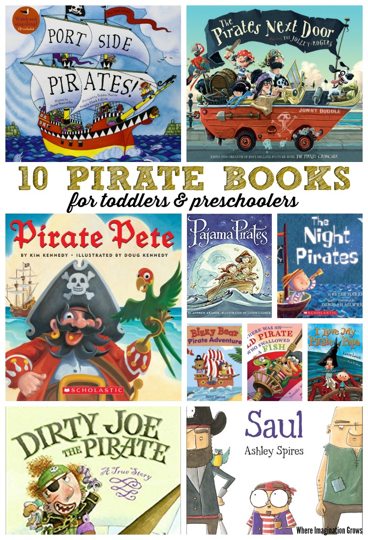 10 Fun Pirate Books for Kids - Where Imagination Grows
