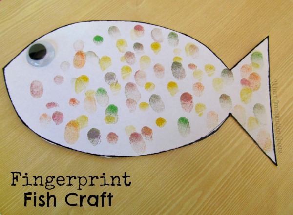 Fingerprint Fish Craft for Kids - Where Imagination Grows