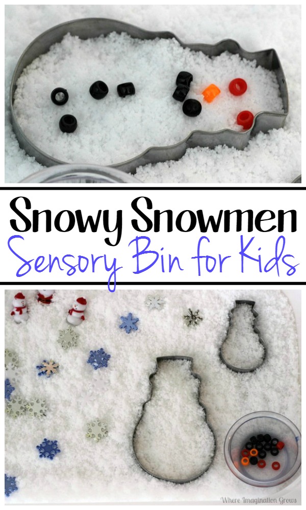 Easy Christmas Sensory Bin for Preschoolers and Toddlers