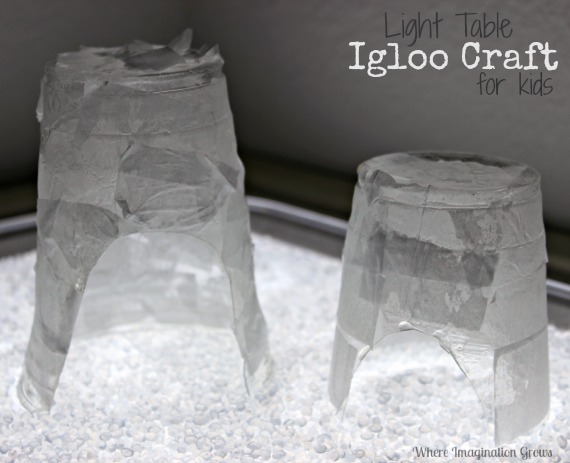 how to make an igloo craft