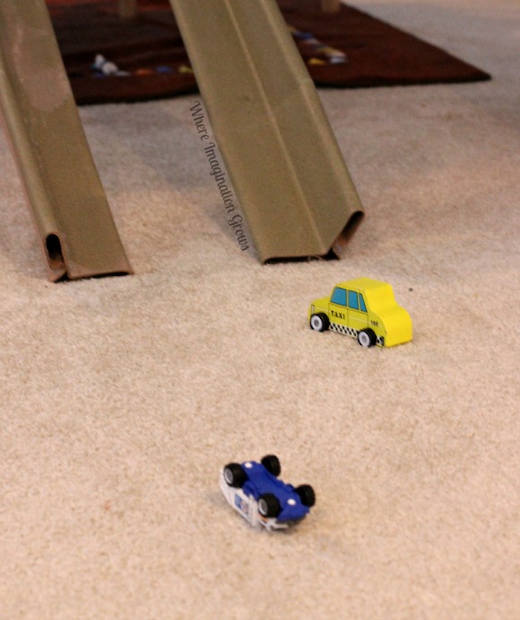 Science for Kids: Preschool Physics Experiment with Cars and Ramps