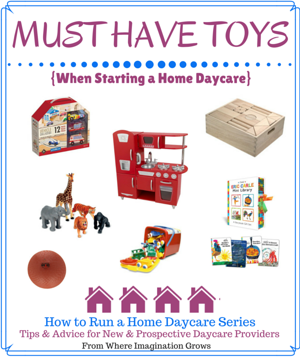 Must Have Supplies for Home Daycare Providers - Where Imagination