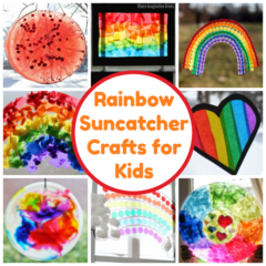 10 Rainbow Suncatcher Crafts for Kids - Where Imagination Grows