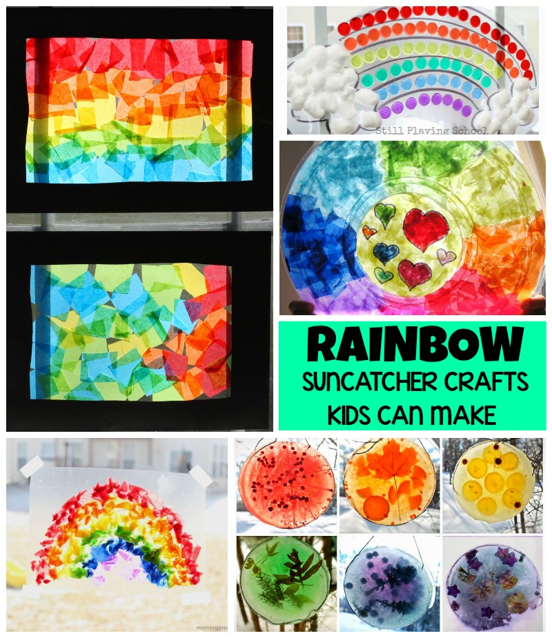 Colorful Suncatcher Crafts for Kids to Make - Artsy Momma