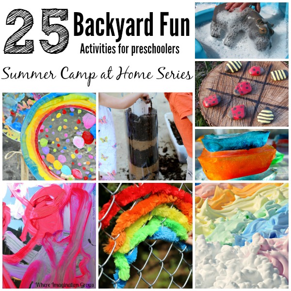 Summer Camp at Home! 25 Fun Backyard Kids Activities - Where Imagination  Grows