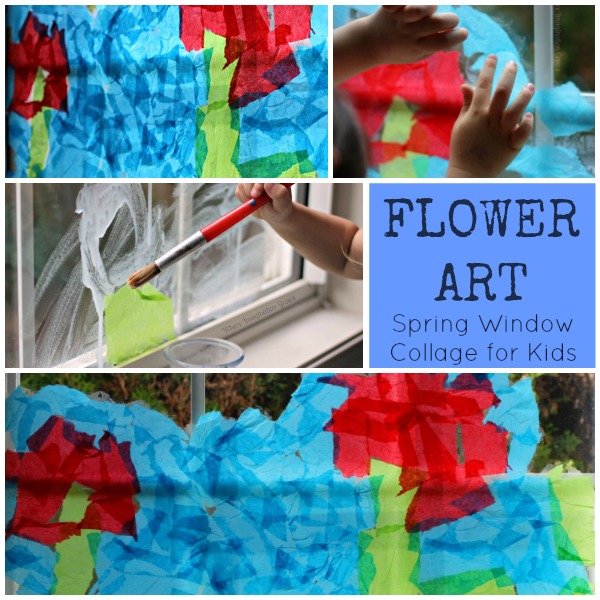 Tissue Paper Sunflower Craft for Kids - Where Imagination Grows