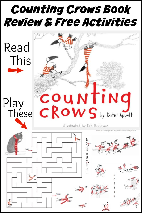 Counting Crows by Kathi Appelt- A fun children's book that teaches counting & math