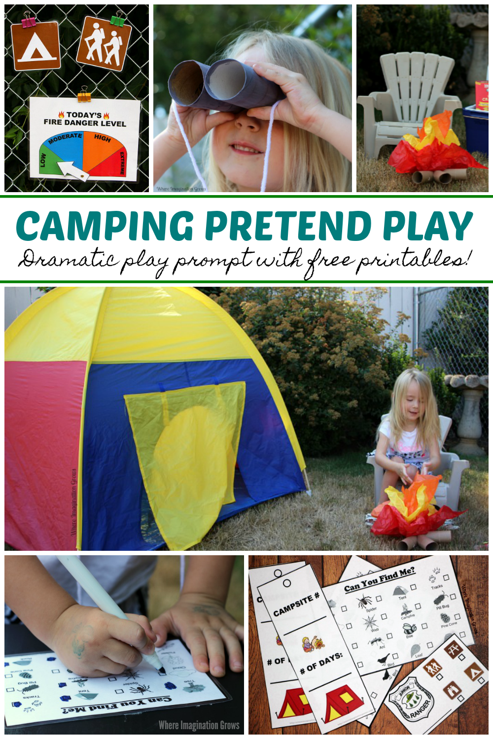 Camping Pretend Play For Preschoolers Where Imagination Grows