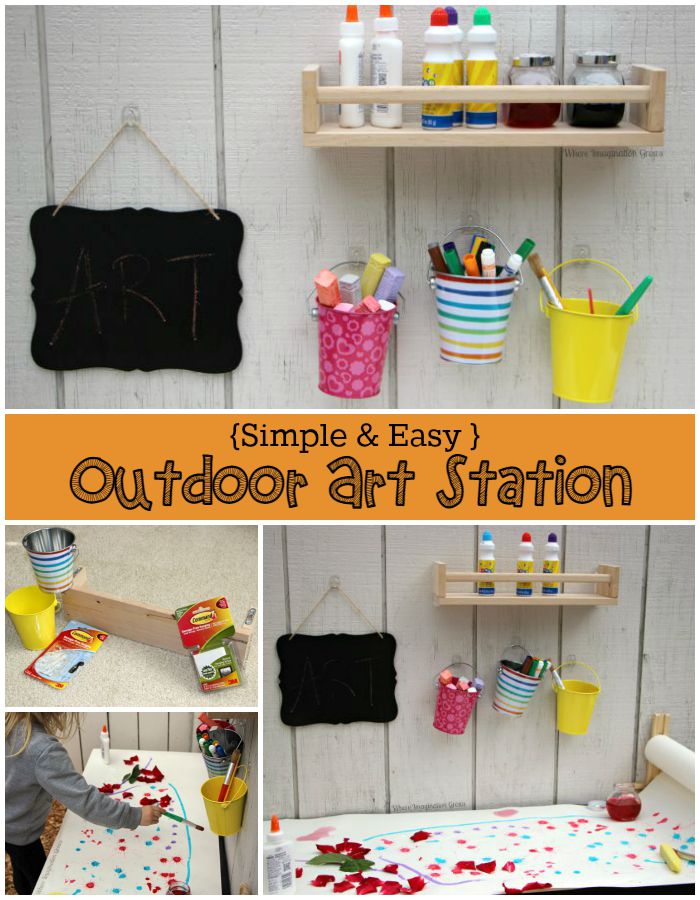 outdoor art station for kids tinkering wall preschool 1 - Where ...