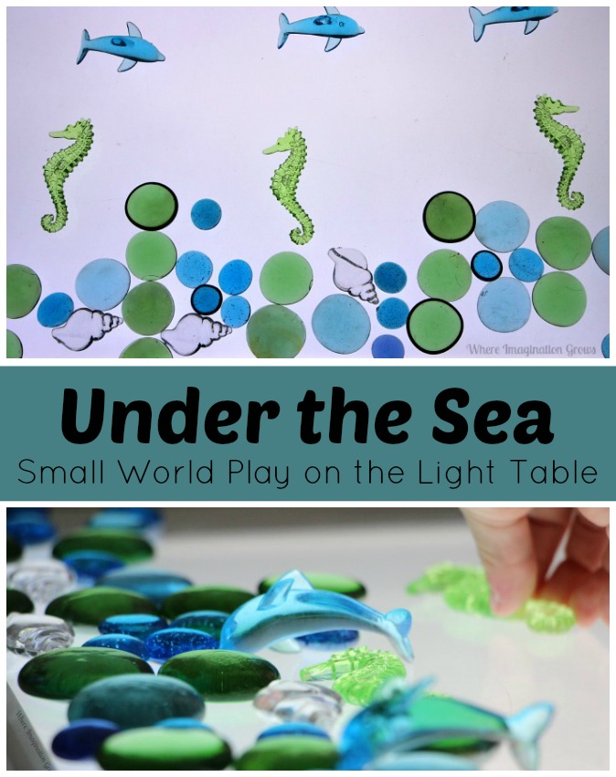 ideas for light table preschool