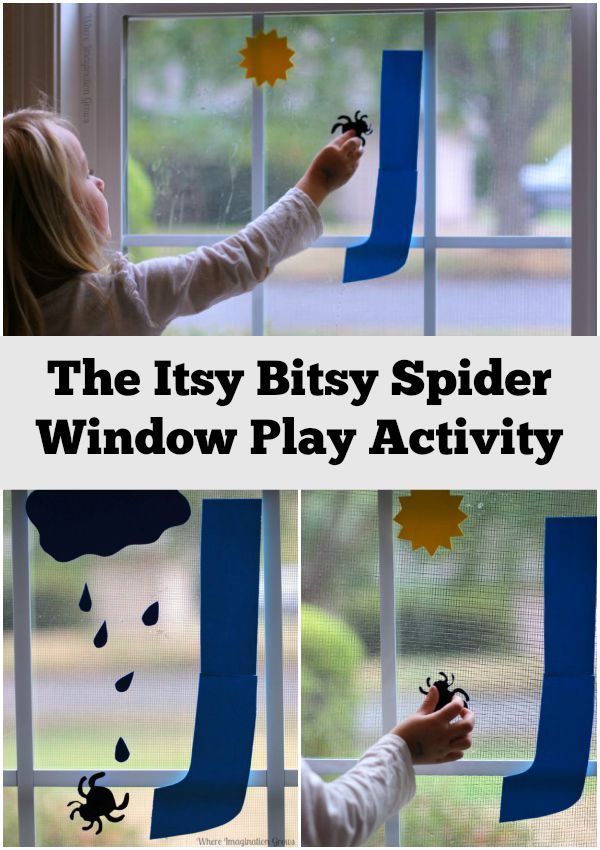 The Itsy Bitsy Spider Song And Spider Craft - Craft Play Learn