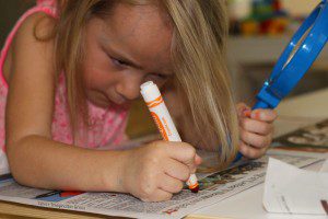 Recycled Newspaper Letter Hunt for Kids - Where Imagination Grows