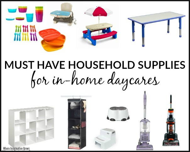 Must Have Household Supplies for New Daycare Providers