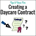 Creating a Home Daycare Contract