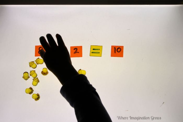 Light Table Counting Tray