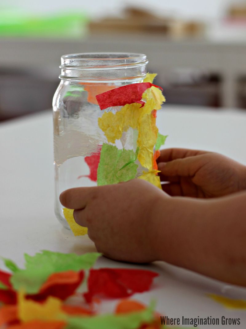 Mason Jar Fall Luminary  Paint and Create Your Own