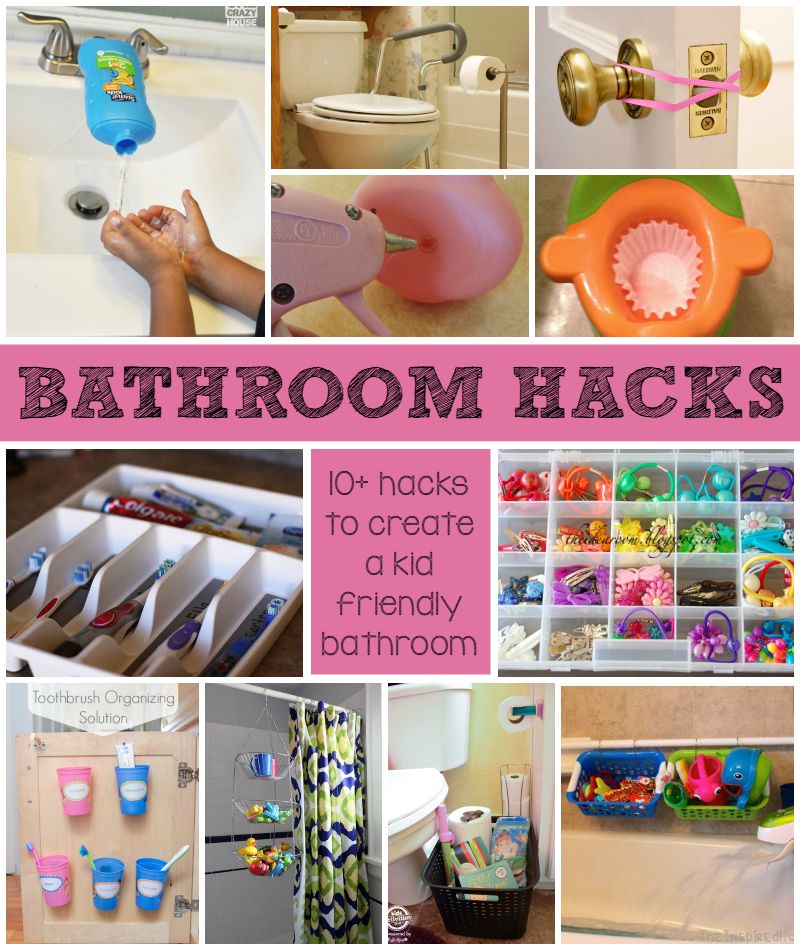 Kids Bathroom Organizing Hacks