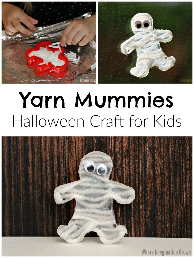 A Not So Scary Halloween Mummy Craft for Kids