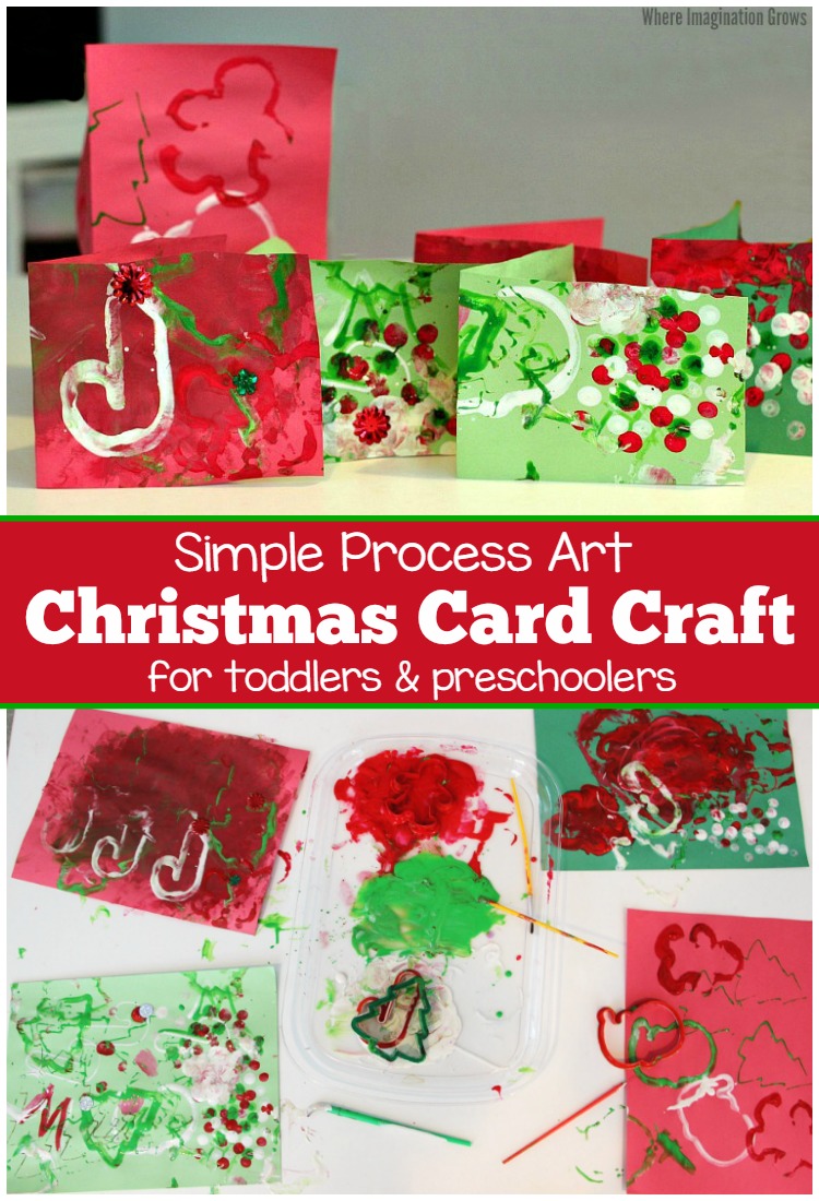 Christmas best sale card preschool