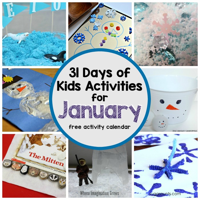 Kids activities for January!