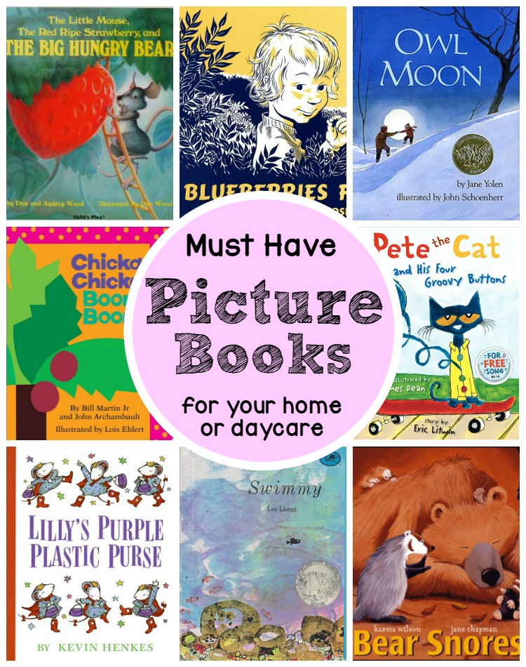 Top Stories for Kids! 15 books every in-home daycare or preschool should have.