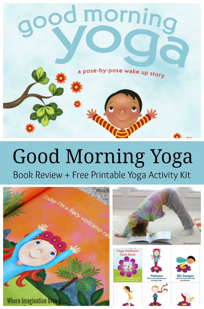 Good Morning Yoga Book Review! Simple yoga activities for kids!
