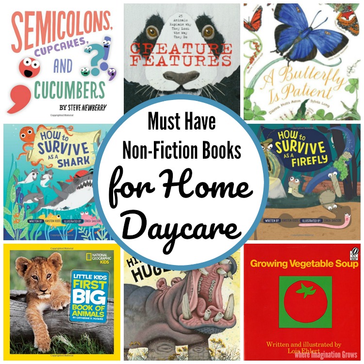 a list of nonfiction books for home daycare providers