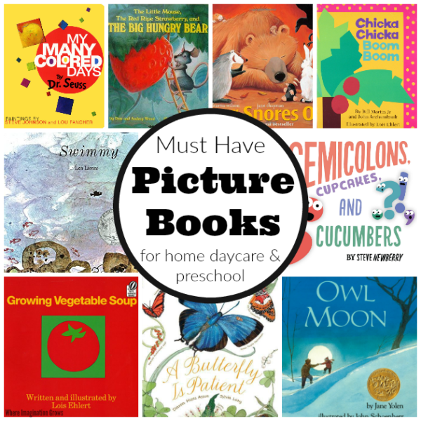 Must Have Picture Books for Home Daycare - Where Imagination Grows