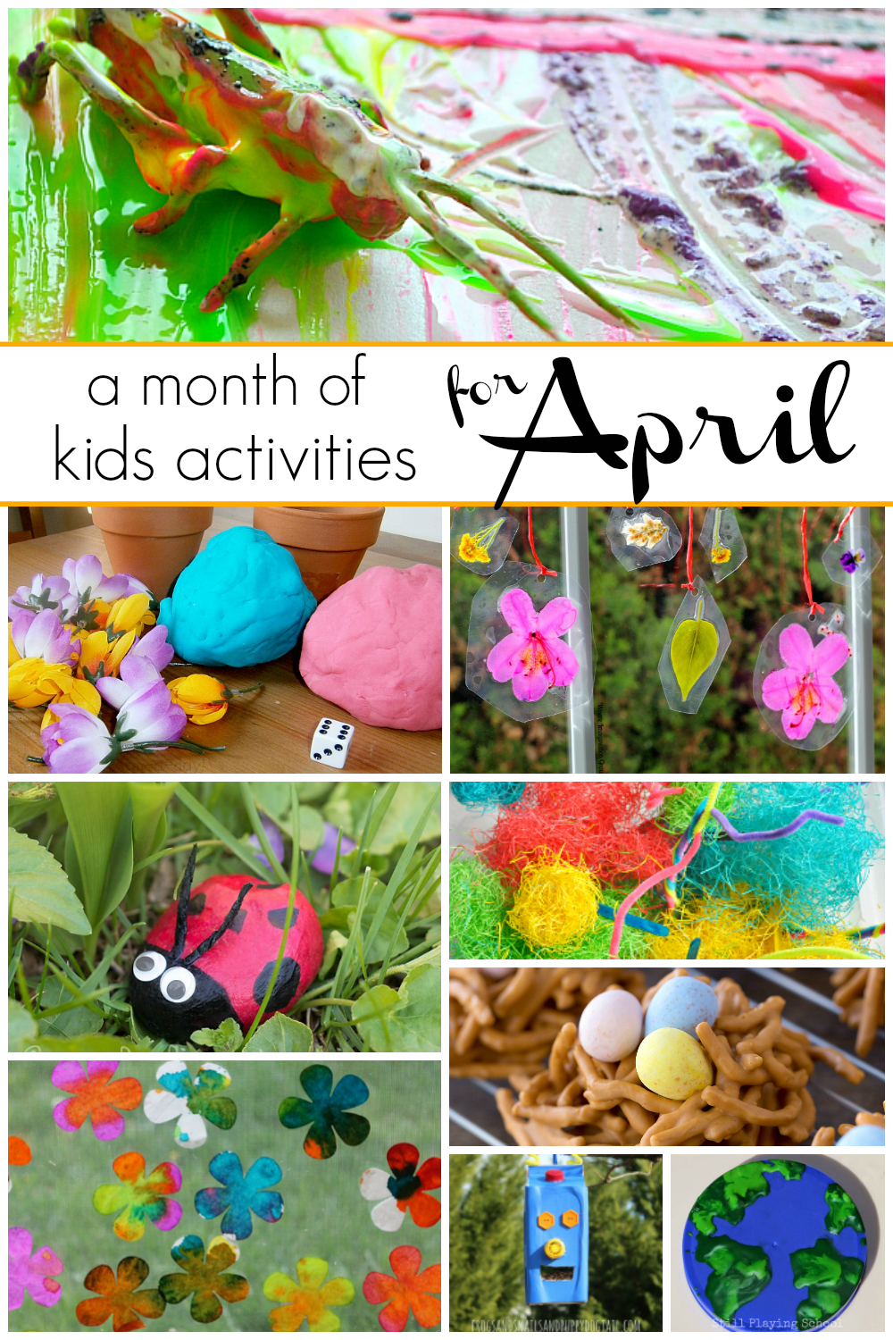 30 Spring Preschool Crafts & Activities For April! - Where Imagination