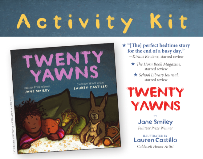 Twenty Yawns Book Review & Free Activity Kit for Learning