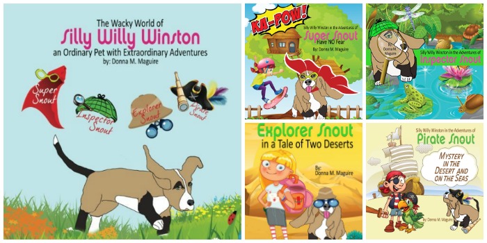Children's Book Review: Silly Willy Winston Book Series! Adventure books featuring loving dog!