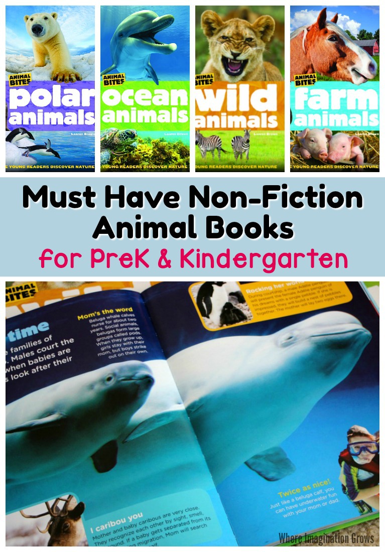 Must Have Nonfiction Animal Books for Kids! Simple and beautiful books about animals for preschool and kindergarten!