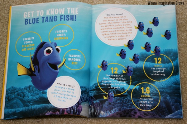 Finding Dory Poster Book for Kids! Learn about fish too!