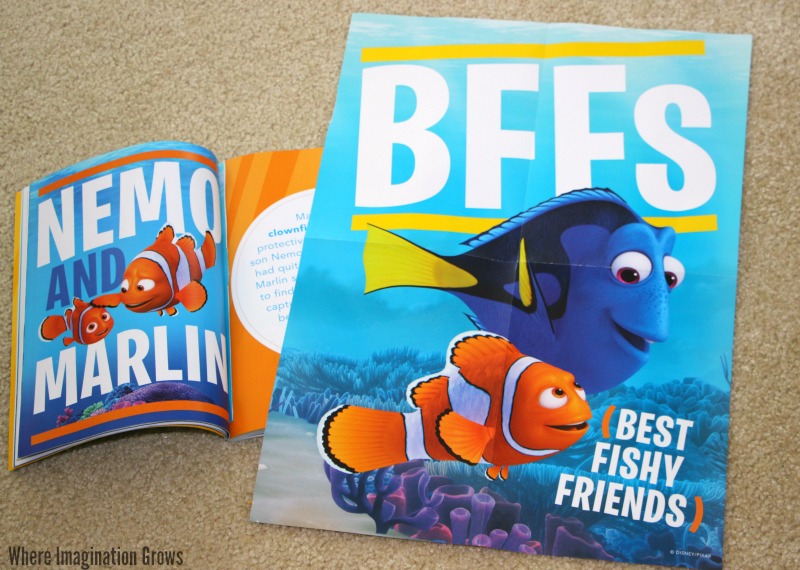 Finding Dory Poster Page Book for Kids! A fun and interactive children's book for Dory fans! 