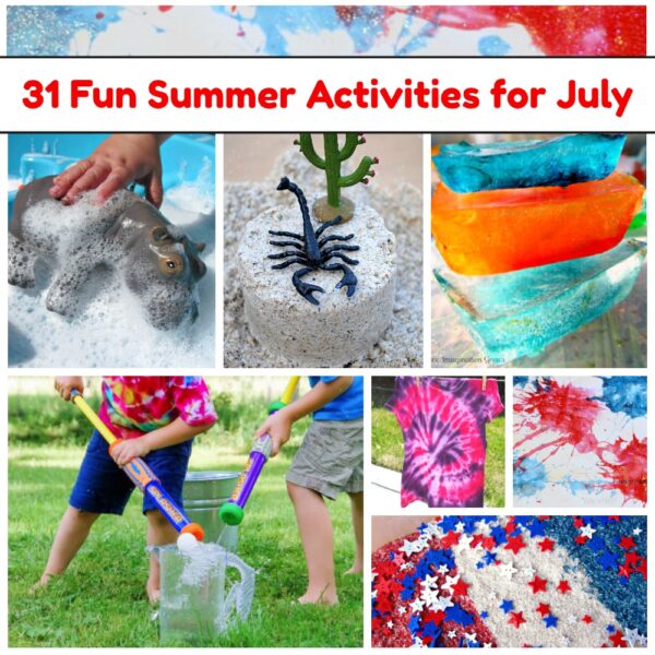 31 Fun Summer Activities for July - Where Imagination Grows